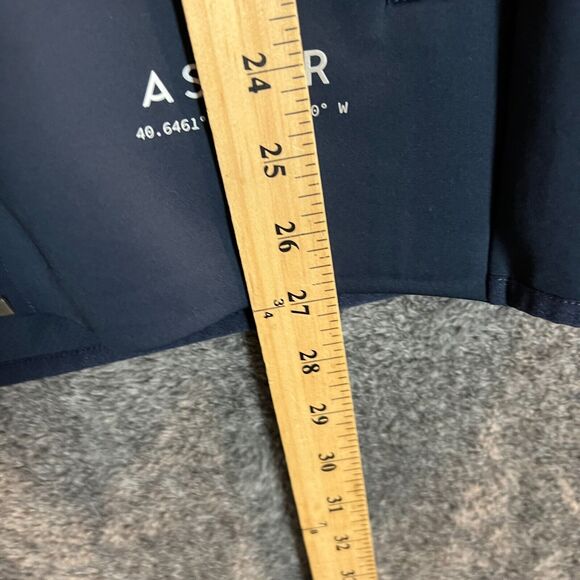 Asher Golf Jacket Mens Small Blue Performance Full Zip Outdoors Casual Preppy - Picture 8 of 9